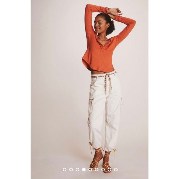 Anthropologie x Pilcro Sustainable Henley Size 3X - Picture 1 of 10